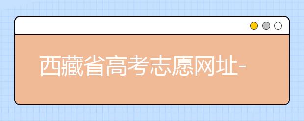 西藏省高考志愿網(wǎng)址-高考志愿填報(bào)技巧?注意這兩點(diǎn)！